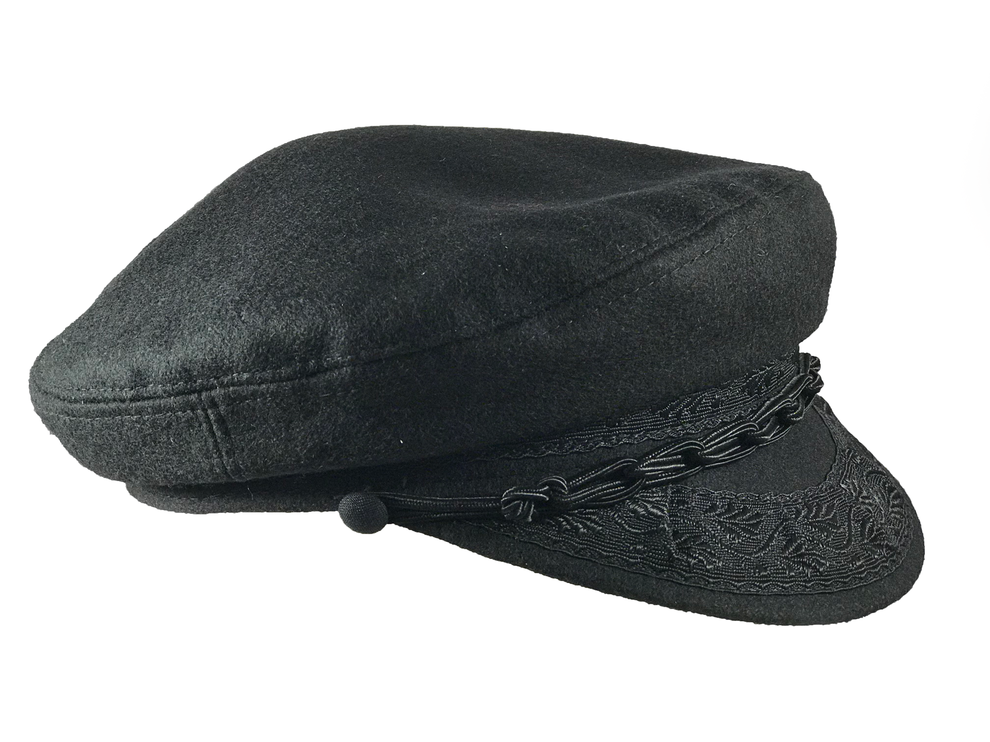 Greek Fisherman's Cap - Cotton / Black – Golden Fleece Designs Inc.